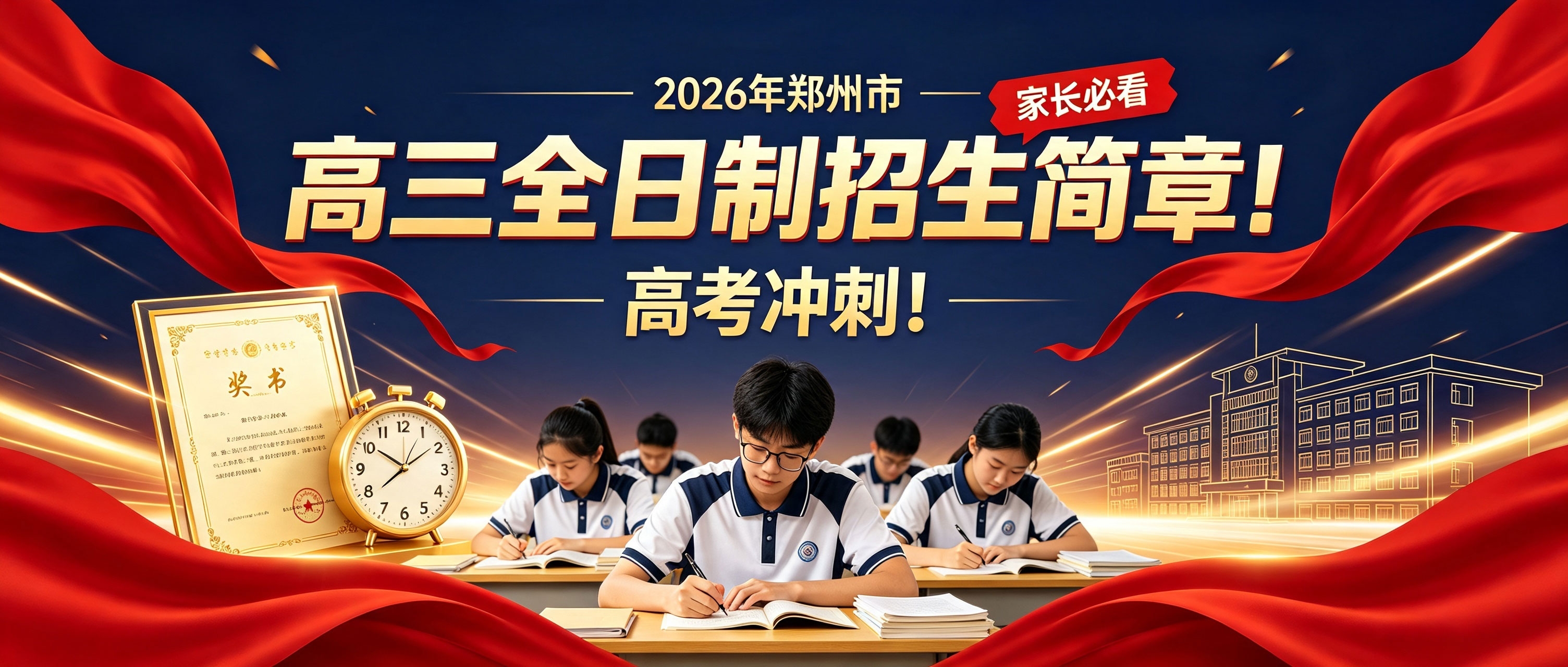 2026年郑州市高三全日制招生简章！高考