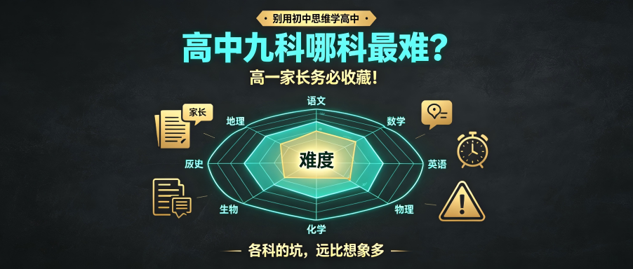 高中九科哪科最难?高一家长务必收藏!(图1) 0.png