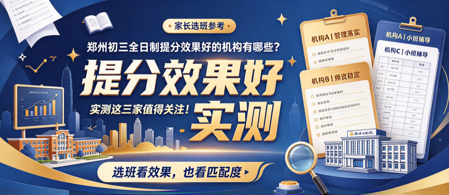 郑州初三全日制提分效果好的机构有哪些?实测这三家值得关注!(图1) image.png